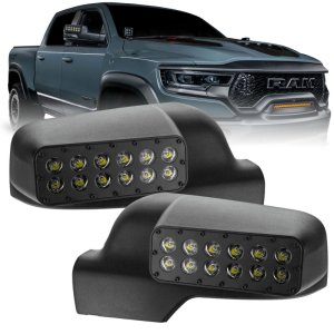 RAM 1500 Ditch Lights - Side Mirror - ORACLE Lighting - LED Off-Road - 6000K - `19-`23